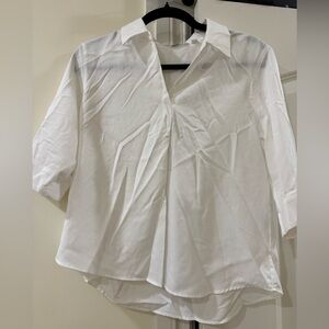 Uniqlo Women's White Button Down Shirt